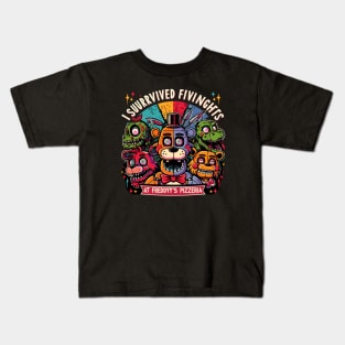 I Survived Five Nights at Freddy's Pizzeria Kids T-Shirt